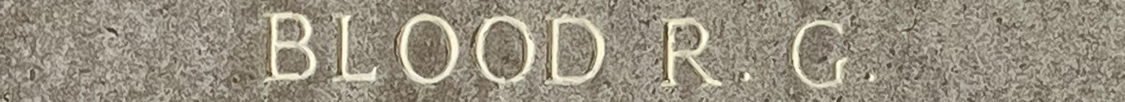 Sgt Ronald Geoffrey Blood<br/><br /><br />missing August 31st, 1943<br /><br /><br />No Known Grave<br /><br /><br />Commemorated: Runnymede Memorial, Surrey, England<br /><br /><br />Panel 142